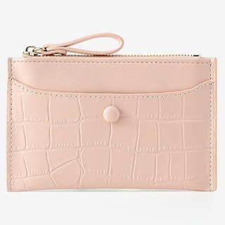 Foto 4 | Tarjetero Huoguo Ultrafino Con Múltiples Ranuras Color Rosa - Venta Internacional.