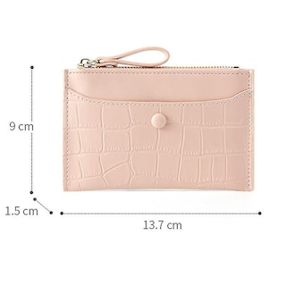 Foto 5 | Tarjetero Huoguo Ultrafino Con Múltiples Ranuras Color Rosa - Venta Internacional.