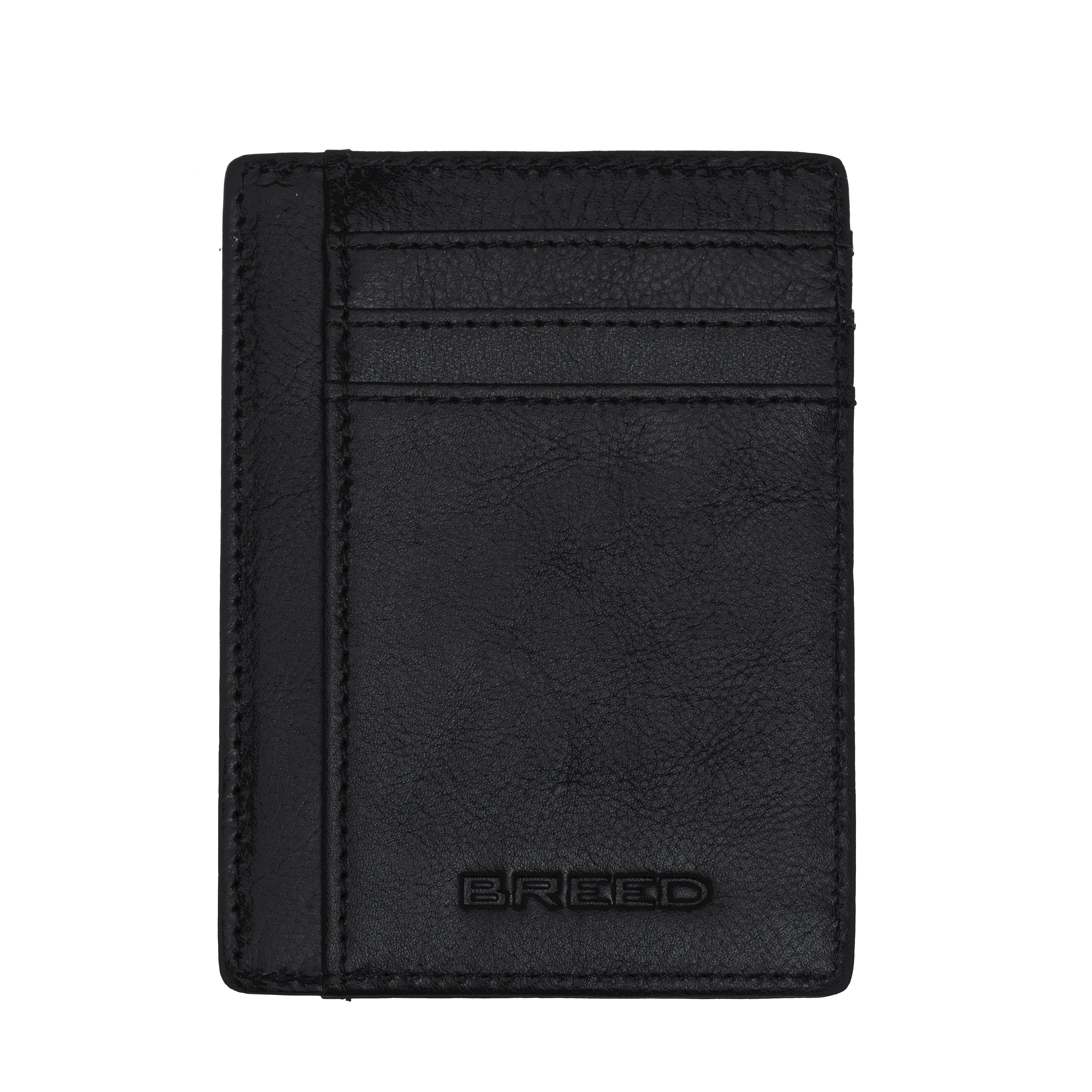 Foto 5 pulgar | Bolsillo Frontal De Piel Auténtica Wallet Breed Chase  Azul Marino - Venta Internacional.