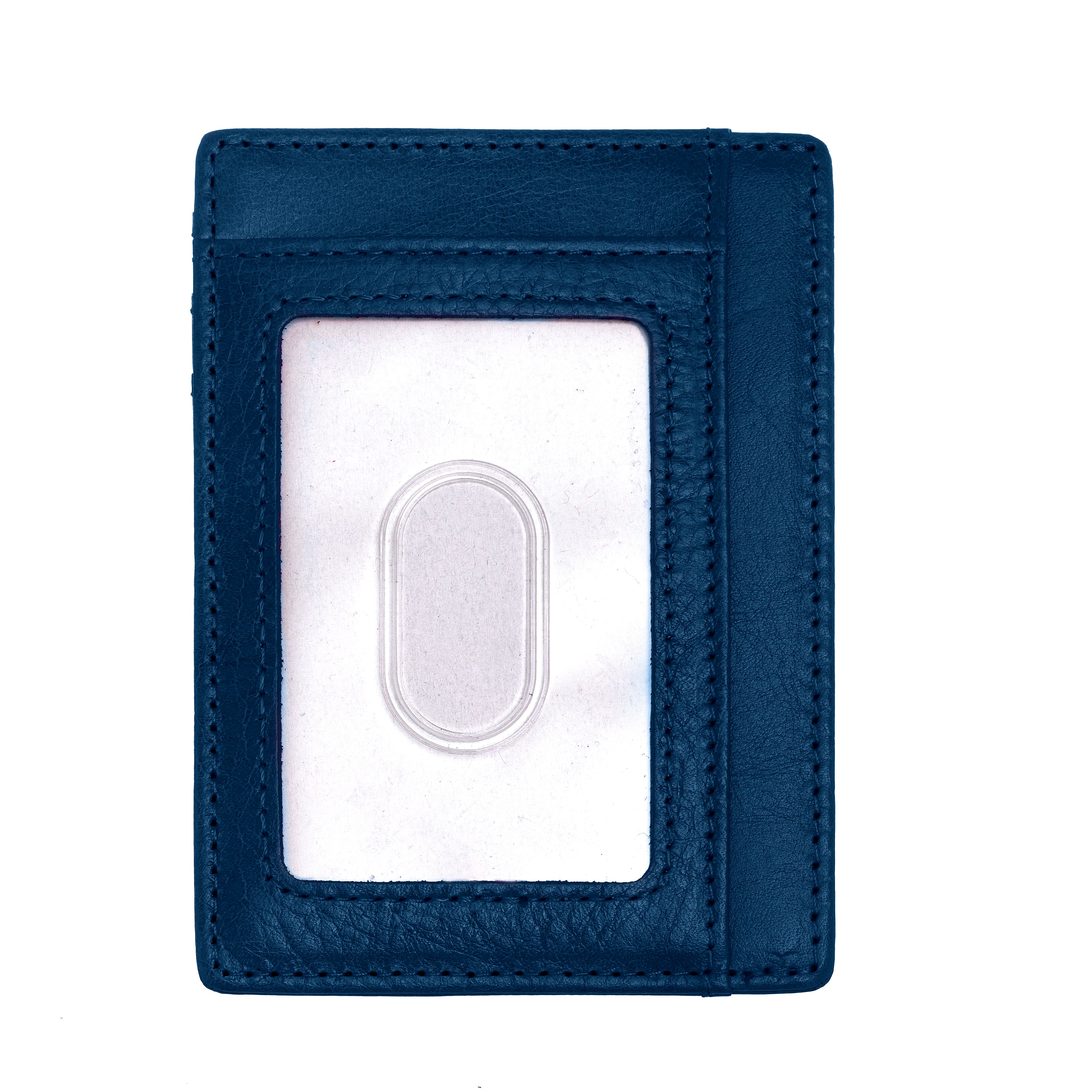 Foto 8 pulgar | Bolsillo Frontal De Piel Auténtica Wallet Breed Chase  Azul Marino - Venta Internacional.