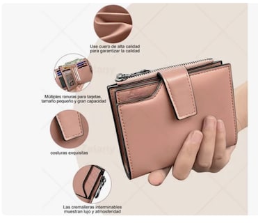 Foto 1 | Juvenil Y Excelente Cartera Monedero De Dama