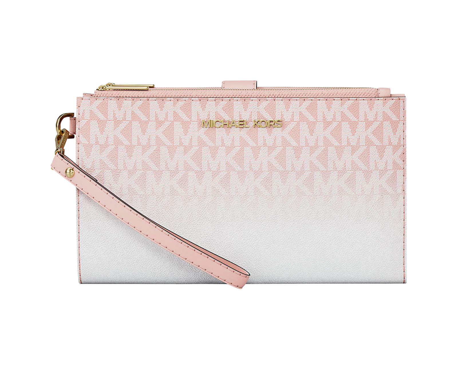 Foto 2 pulgar | Cartera Michael Kors Jet Set Large Ombré Signature Logo 35s5gtvw3v  Color Rosa