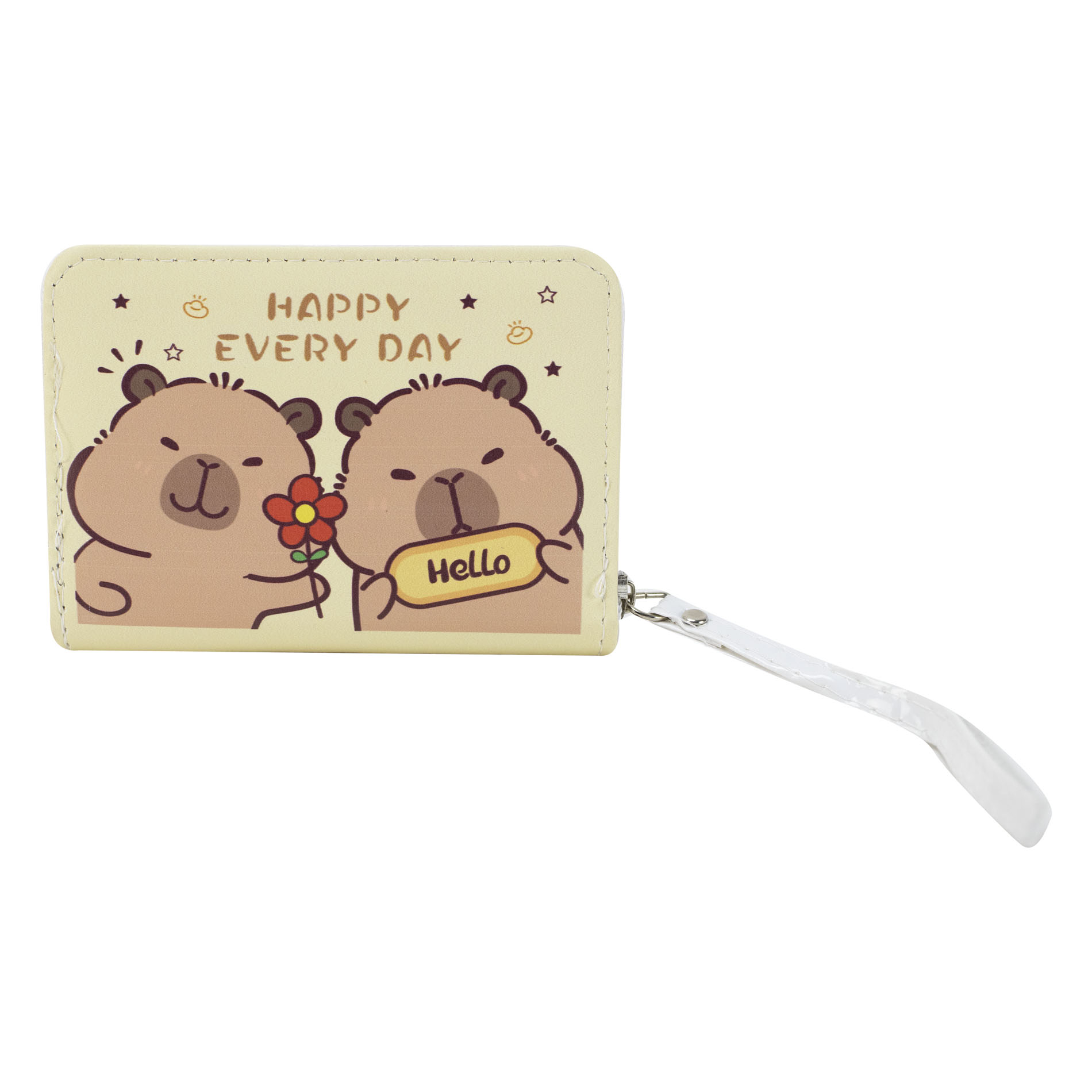 Foto 4 pulgar | Cartera Para Dama Amarillo Sintetico Sintetico Capy Happy Nueva Imagen