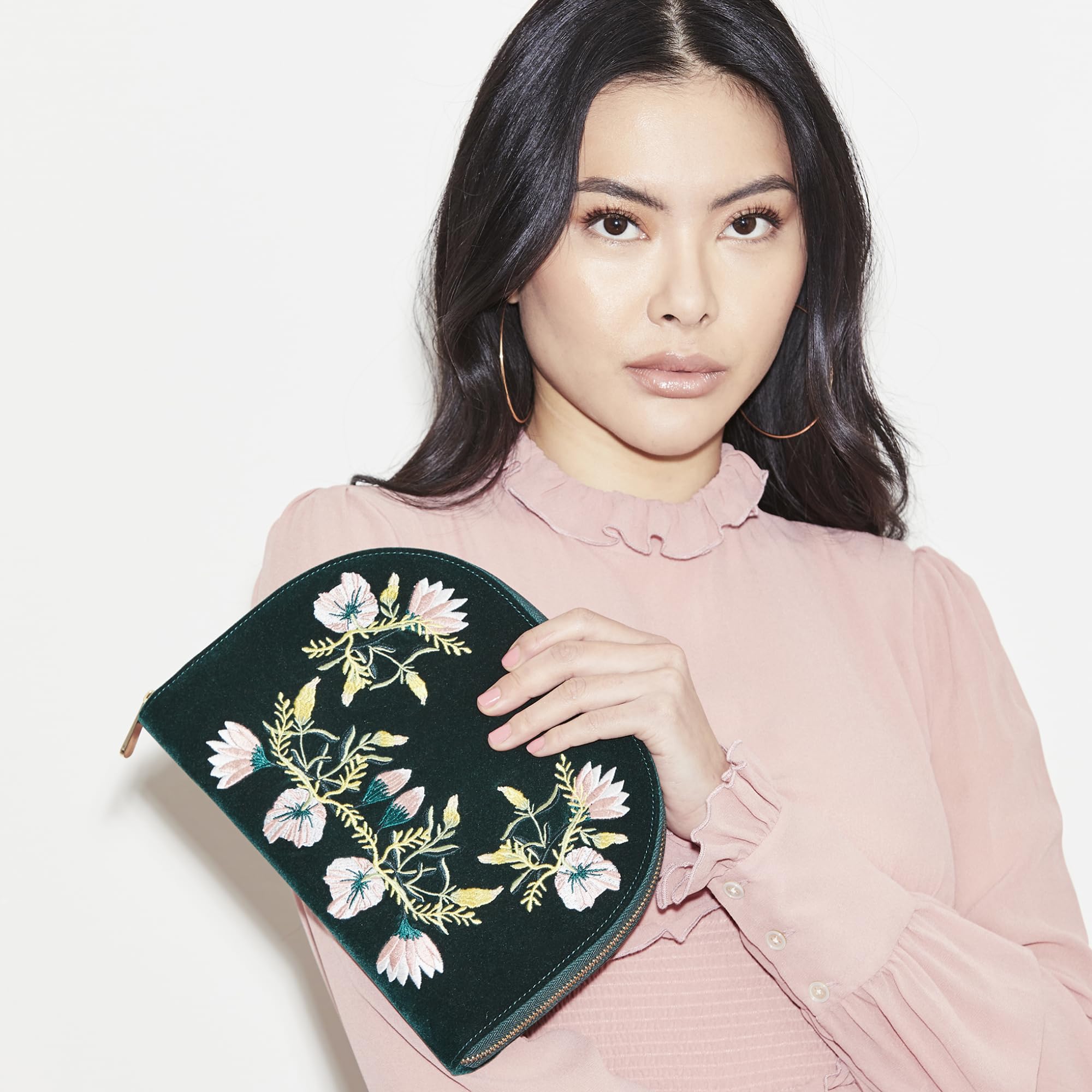 Foto 5 | Cartera De Joyas Wolf Zoe Forest Green Con Forro Antideslustre - Venta Internacional.