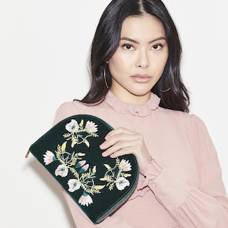 Foto 5 | Cartera De Joyas Wolf Zoe Forest Green Con Forro Antideslustre - Venta Internacional.