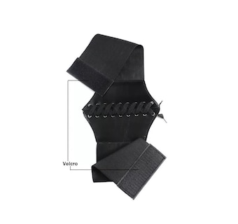 Foto 2 | Cinturón Elástico Belug Tipo Corset Cintura color Negro de 65 a 80 cm