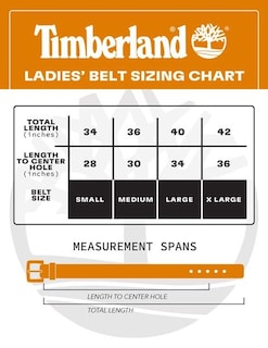 Foto 4 | Venta Internacional - Cinturón de Piel Timberland Negro para Mujer