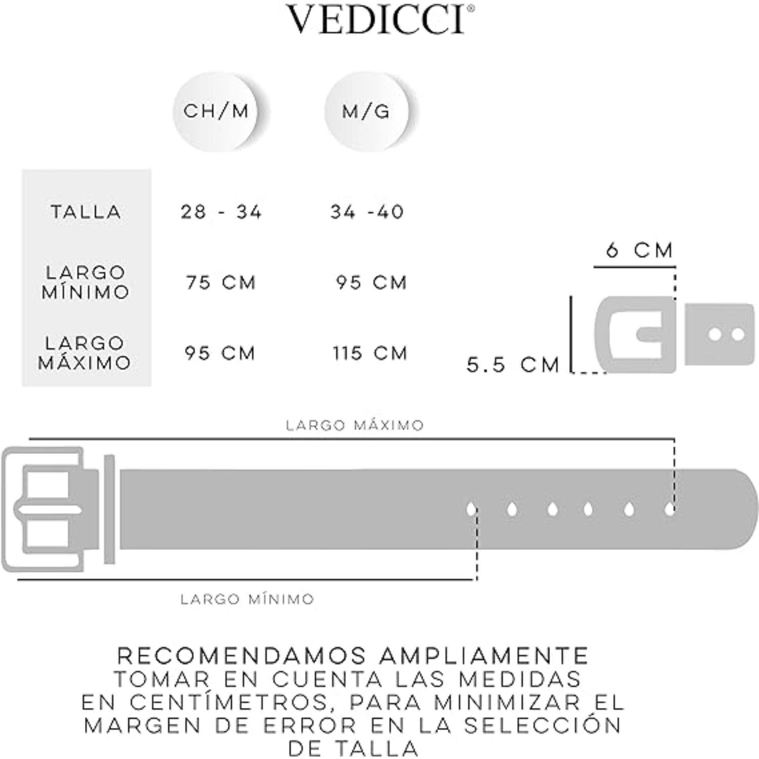 Foto 4 pulgar | Cinturón Vedicci de piel sintética para mujer