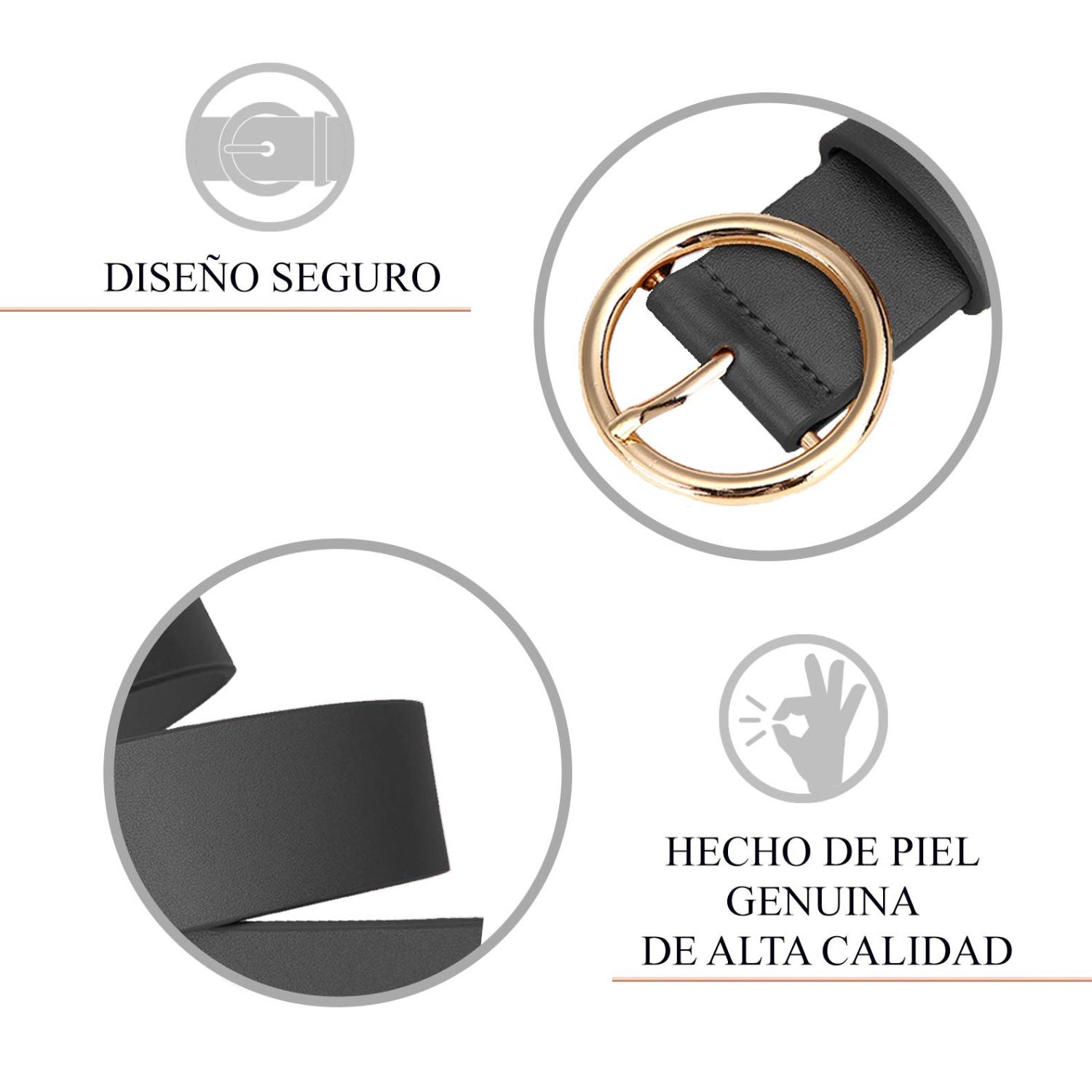 Foto 5 pulgar | Cinturón Vedicci de piel sintética para mujer