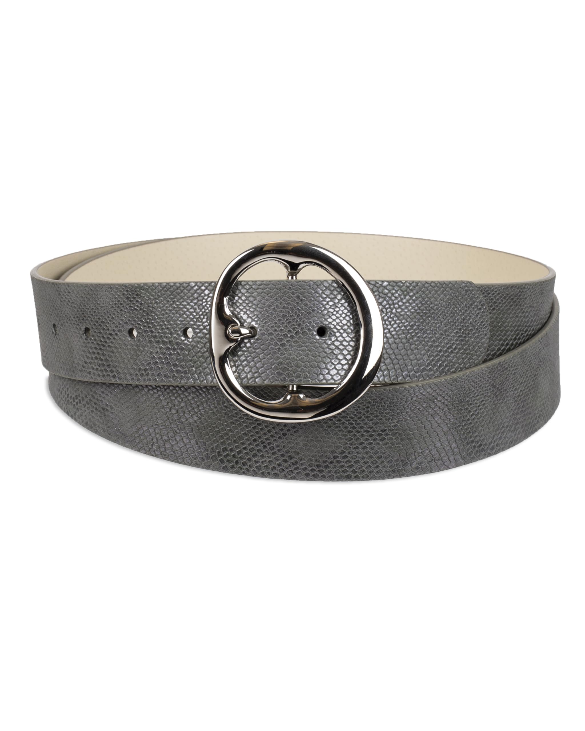 Foto 2 pulgar | Cinturón Jessica Simpson Fashion Casual Gris con Hebilla - Venta Internacional