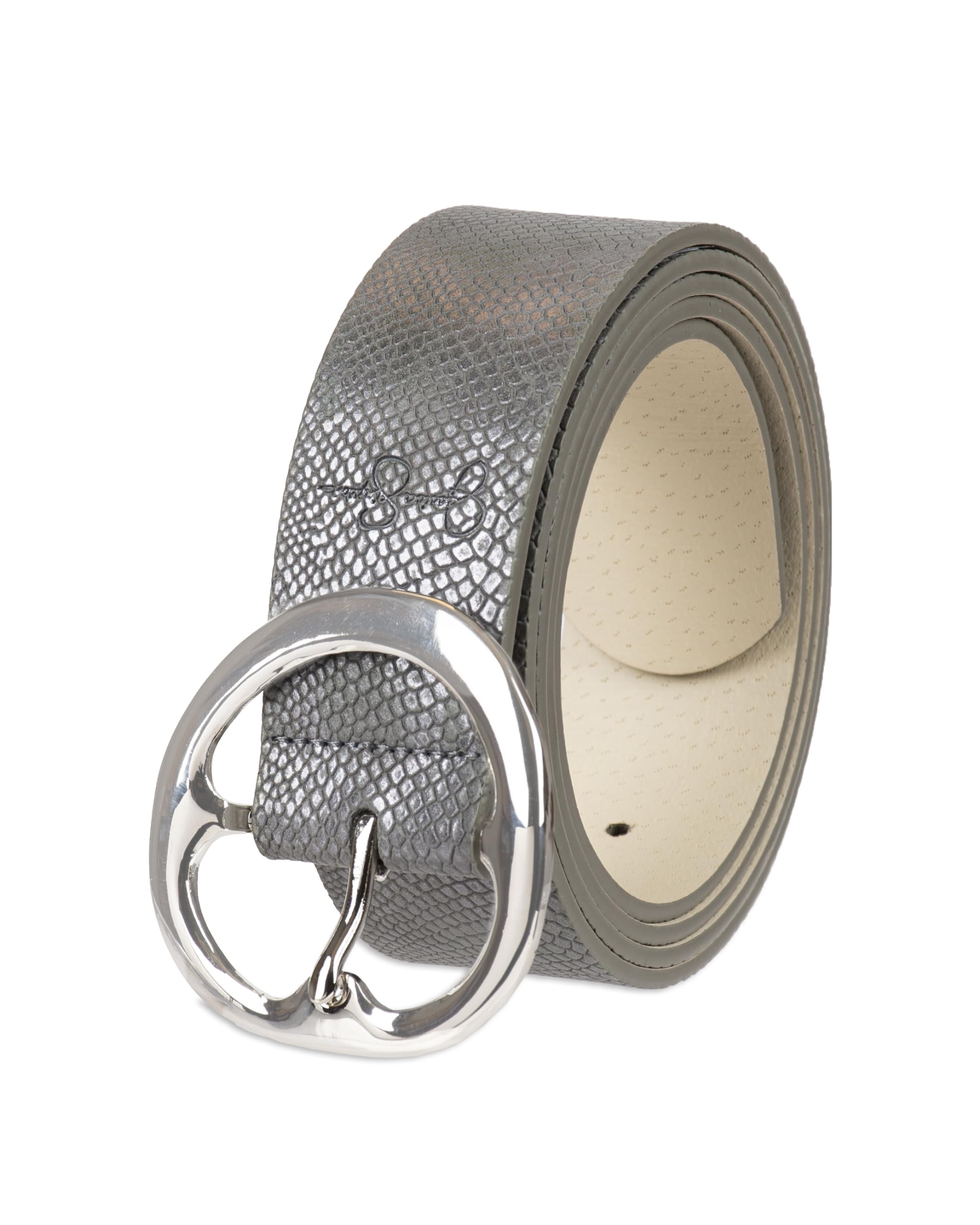 Foto 3 pulgar | Cinturón Jessica Simpson Fashion Casual Gris con Hebilla - Venta Internacional