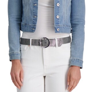Foto 5 | Cinturón Jessica Simpson Fashion Casual Gris con Hebilla - Venta Internacional