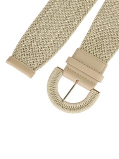 Foto 2 | Cinturón Allegra K Wide Woven Beige para Mujer - Venta Internacional