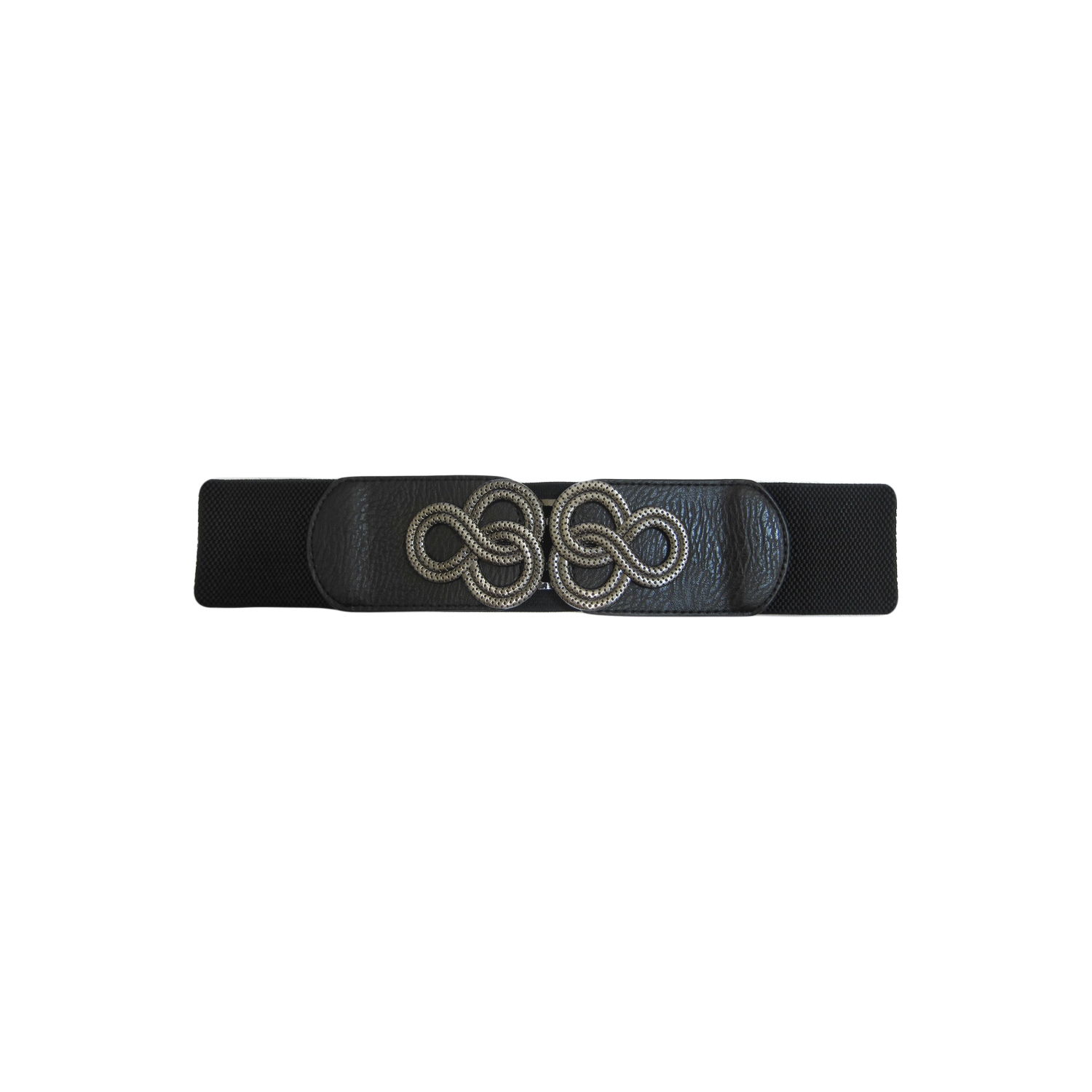 Foto 2 pulgar | Cinturón Negro Elástico para Mujer-Venta Internacional