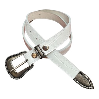 Foto 1 | Cinturón Blanco para Mujer-Venta Internacional