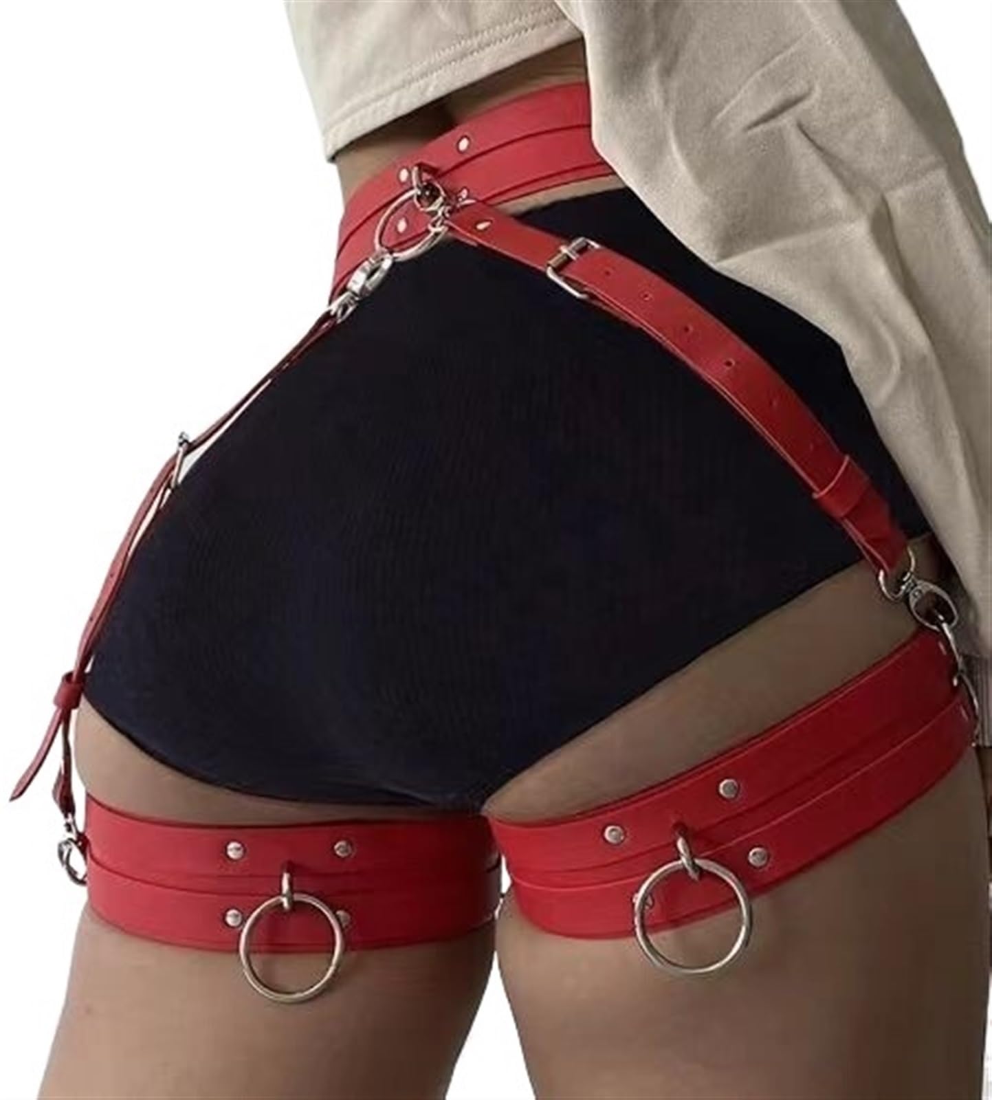 Cinturón Con Cadena Para El Cuerpo, Lencería Bdsm, Bondage, Arnés - Venta Internacional.