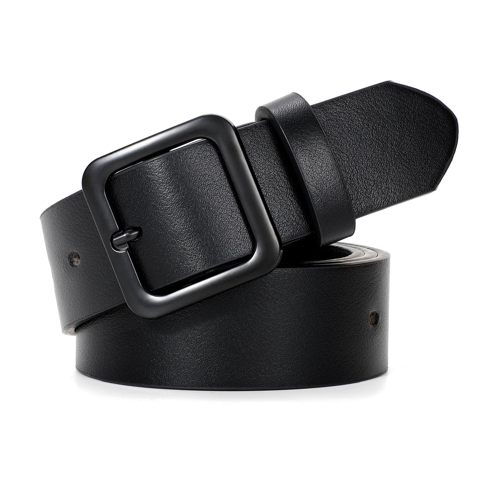 Foto 2 pulgar | Cinturón De Cuero Xzqtive Para Mujer Para Jeans, Pantalones Y Vestidos, Negro - Venta Internacional.