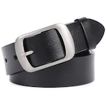 Cinturón De Piel Whippy Para Mujer, Pantalones Vaqueros Con Hebilla, Color Negro - Venta Internacional.