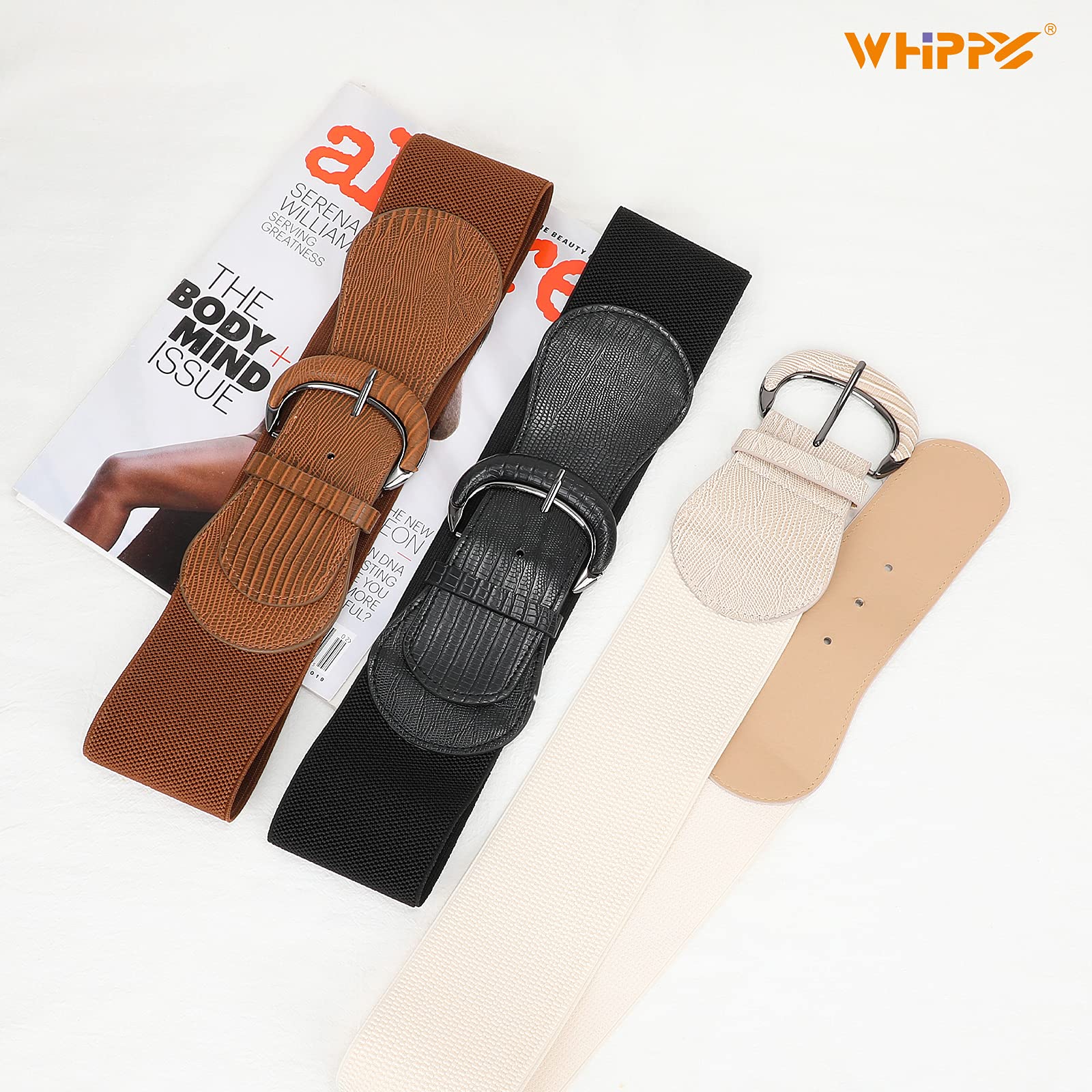 Foto 6 pulgar | Cinturón Elástico Ancho Whippy Vintage Stretchy Para Mujer - Venta Internacional.