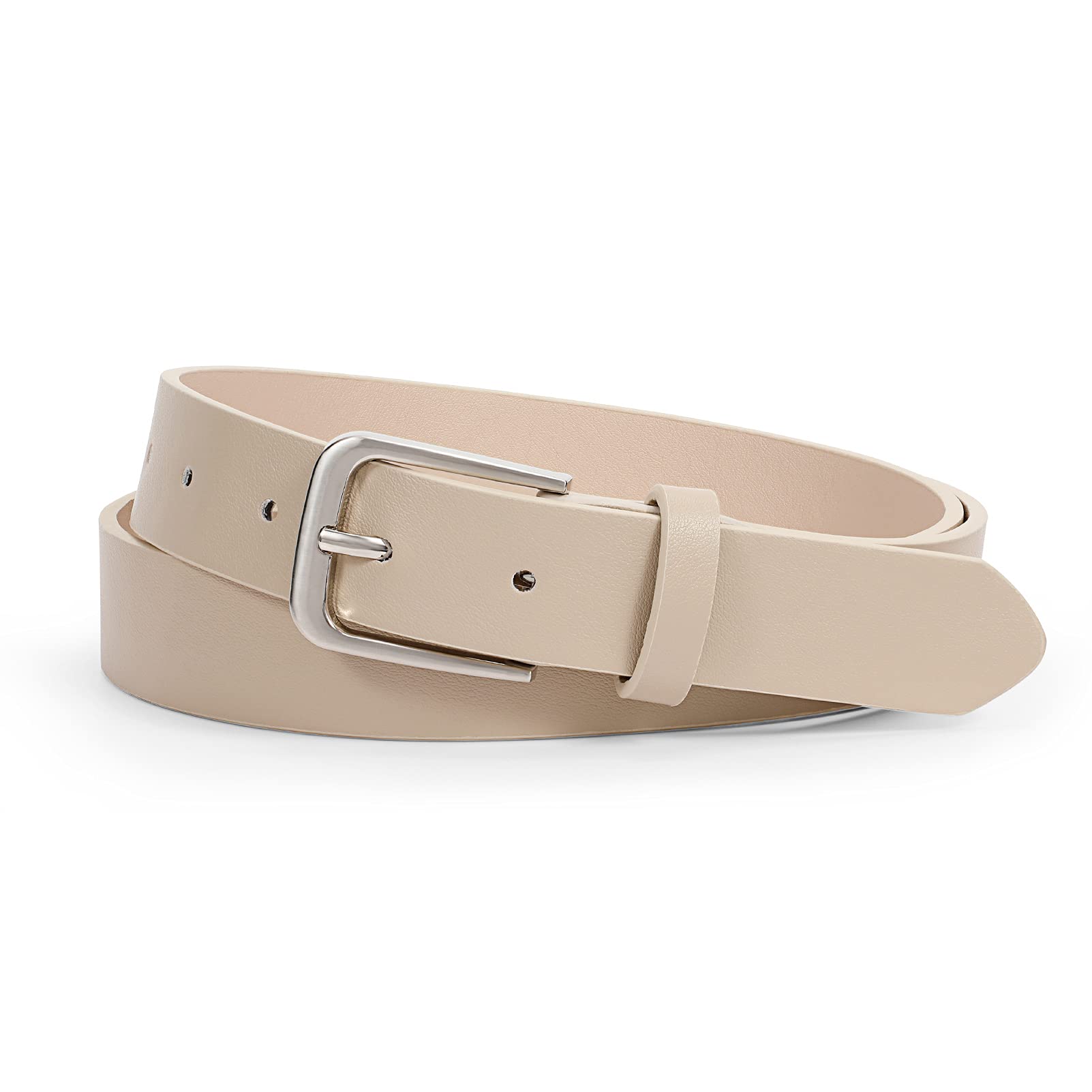 Foto 1 | Cinturón De Piel Whippy Casual Para Mujer Para Jeans Beige - Venta Internacional.