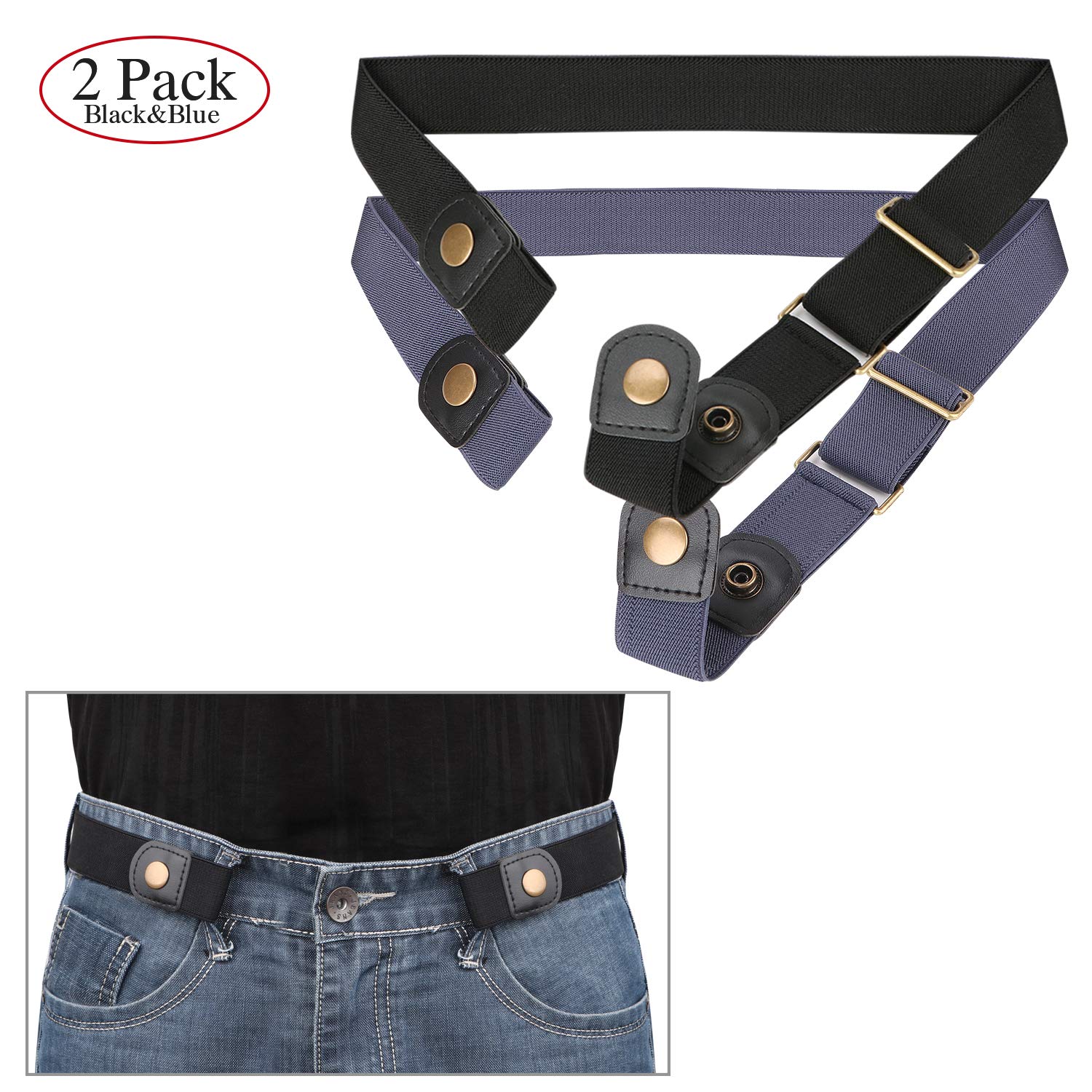 Foto 4 | Cinturón Elástico Invisible Xzqtive Para Hombres/mujeres - Venta Internacional.