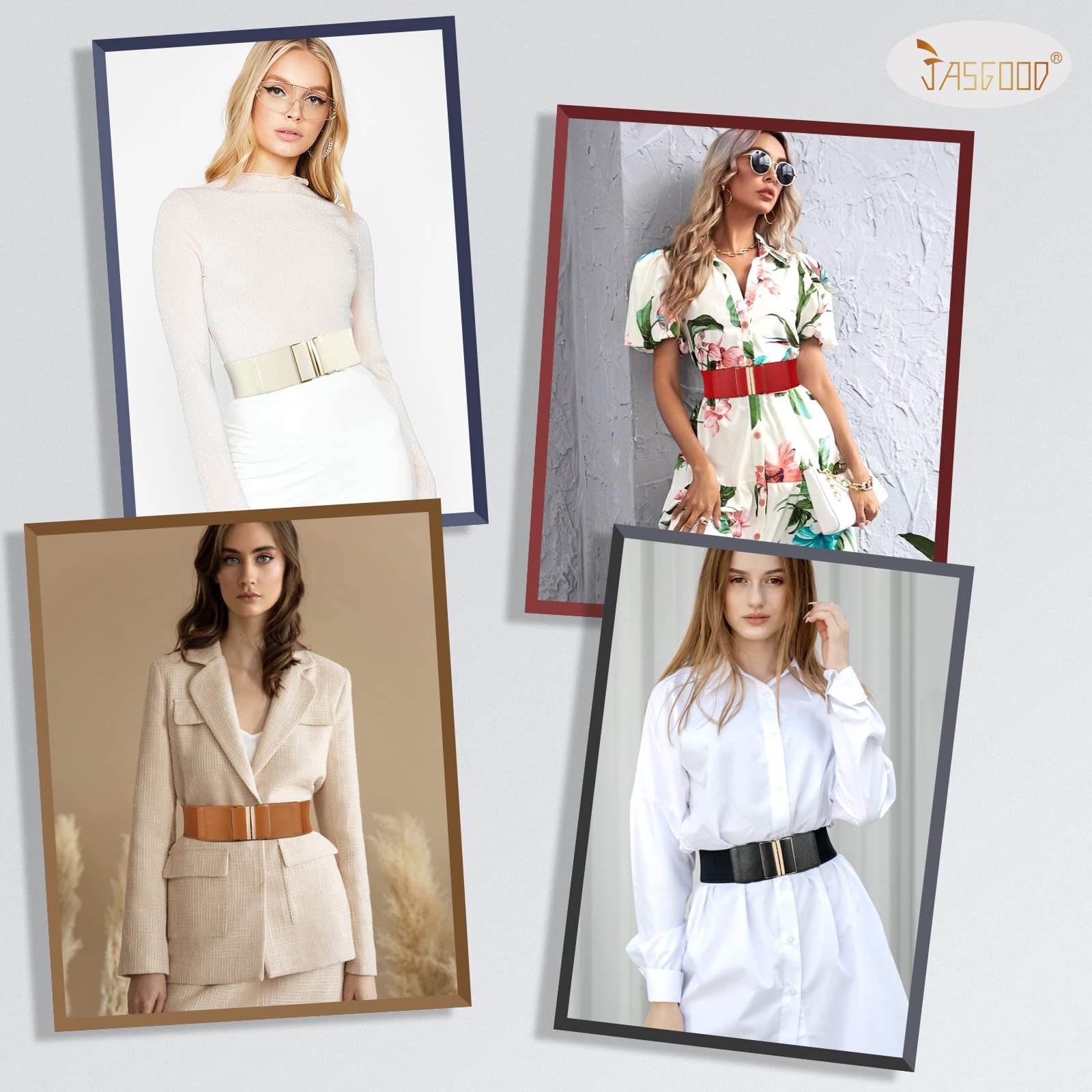 Foto 6 | Cinturón Jasgood, Amplio Y Elástico, Para Mujer, Vestido X4 - Venta Internacional.