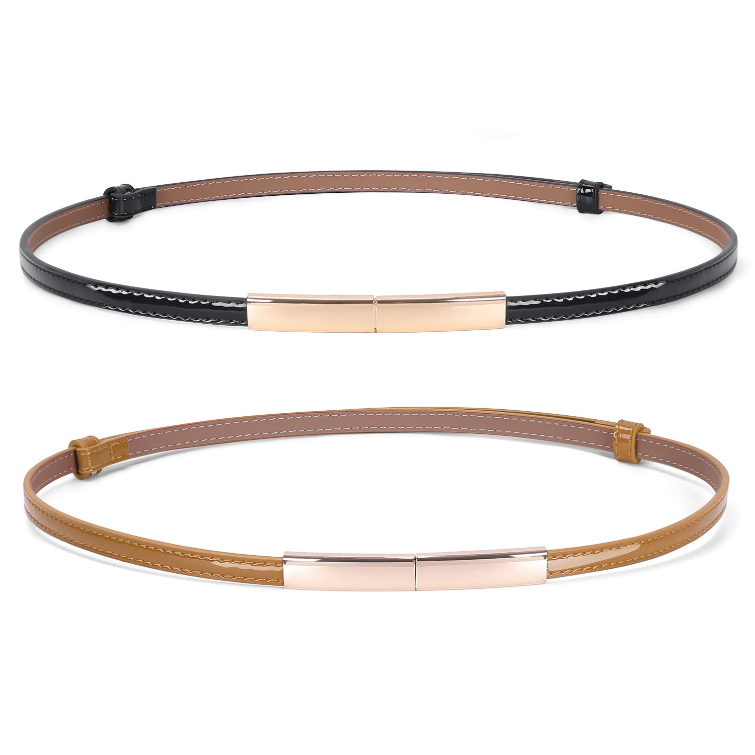 Foto 1 | Cinturón Ajustado De Charol Ajustable Jasgood Para Mujer - Venta Internacional.