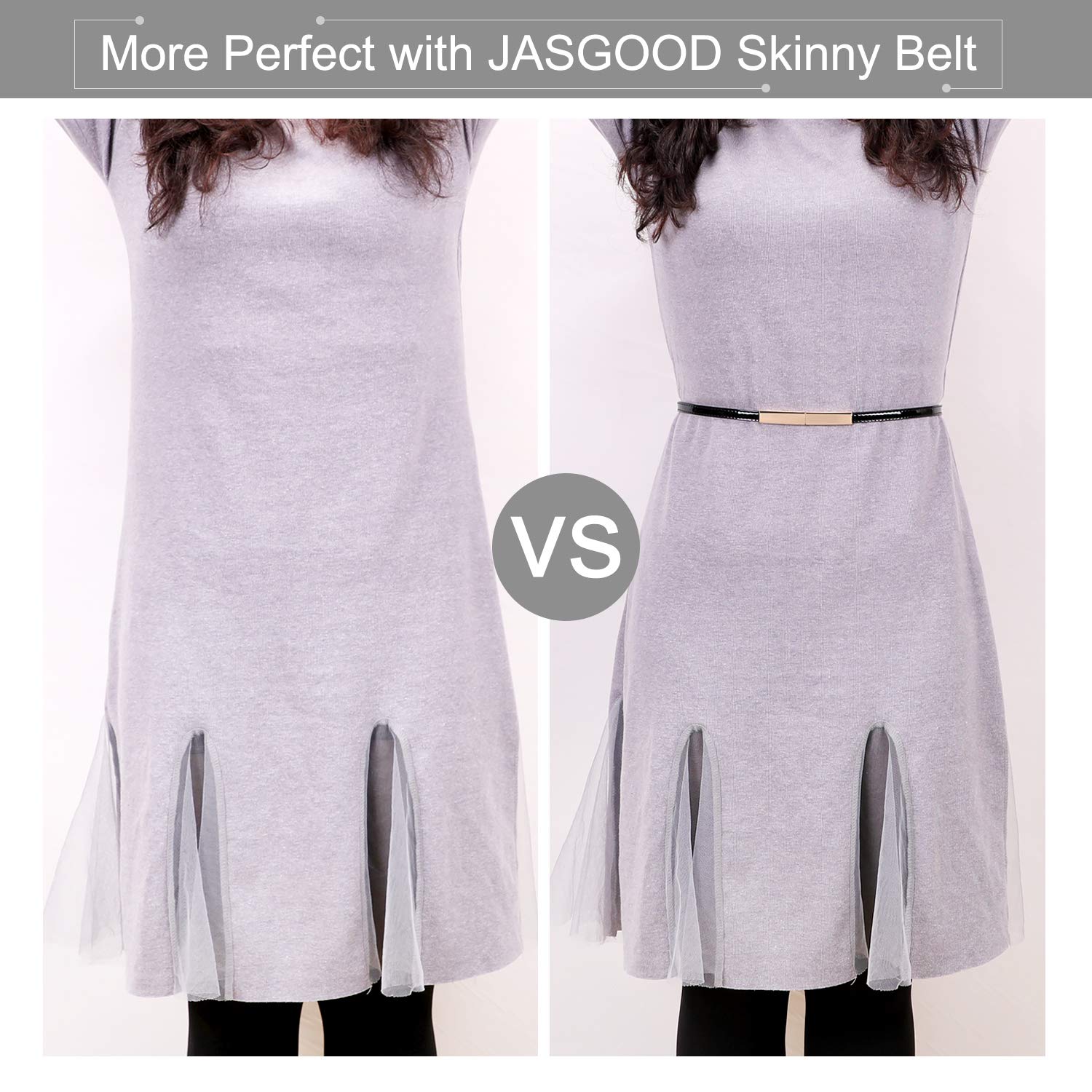 Foto 4 | Cinturón Ajustado De Charol Ajustable Jasgood Para Mujer - Venta Internacional.
