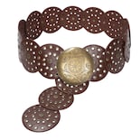 Cinturón Vaquero Jasgood Wide Hollow Disc De Piel Para Mujer - Venta Internacional.