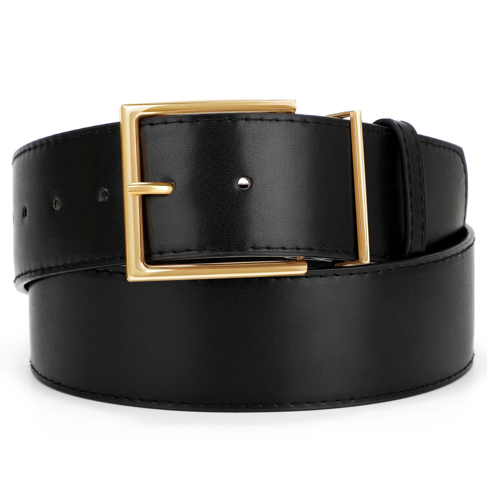 Foto 1 | Cinturón Ancho De Cuero Whippy Para Mujer A La Moda Con Hebilla - Venta Internacional.