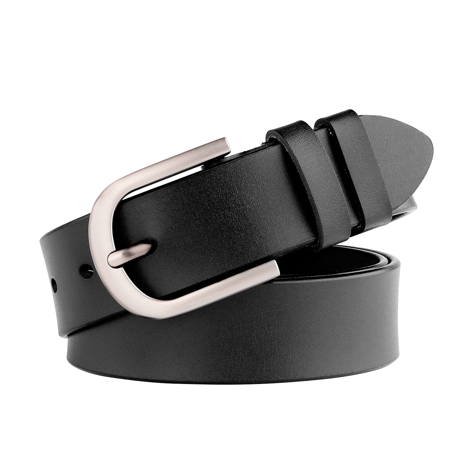 Foto 2 pulgar | Cinturón De Cuero Whippy Para Mujer, Negro, Para Jeans, Pantalones Y Vestidos - Venta Internacional.