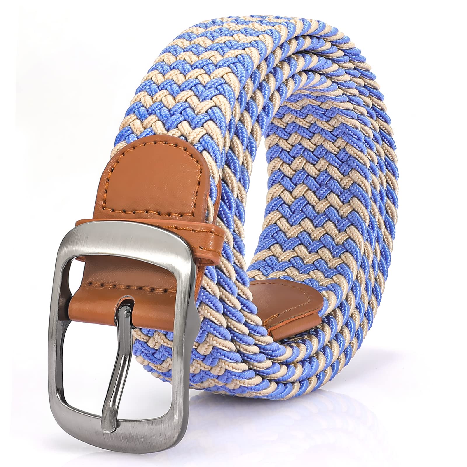 Foto 2 pulgar | Cinturón Trenzado Xzqtive Para Hombre Y Mujer Tejido Multicolor - Venta Internacional.