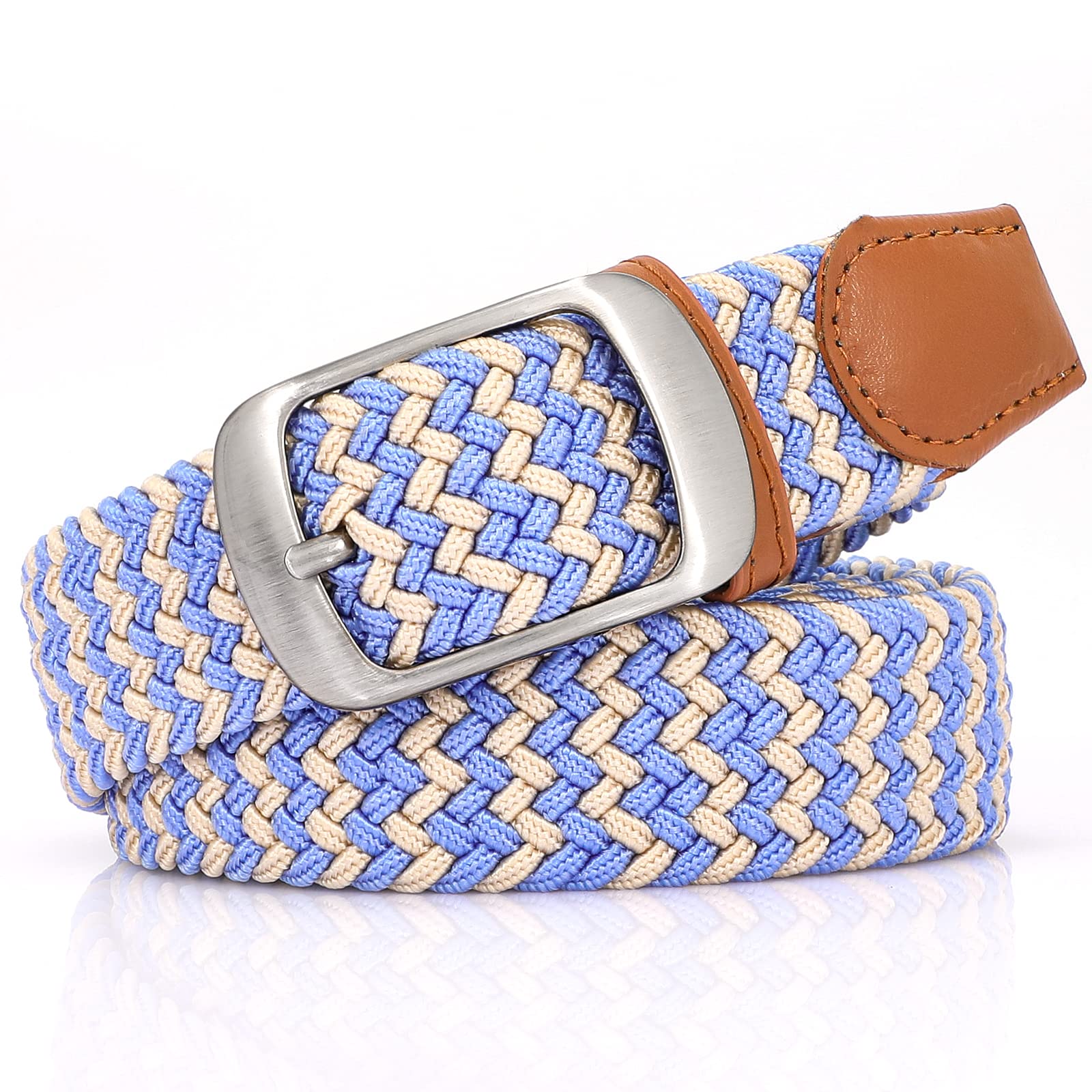 Foto 3 pulgar | Cinturón Trenzado Xzqtive Para Hombre Y Mujer Tejido Multicolor - Venta Internacional.