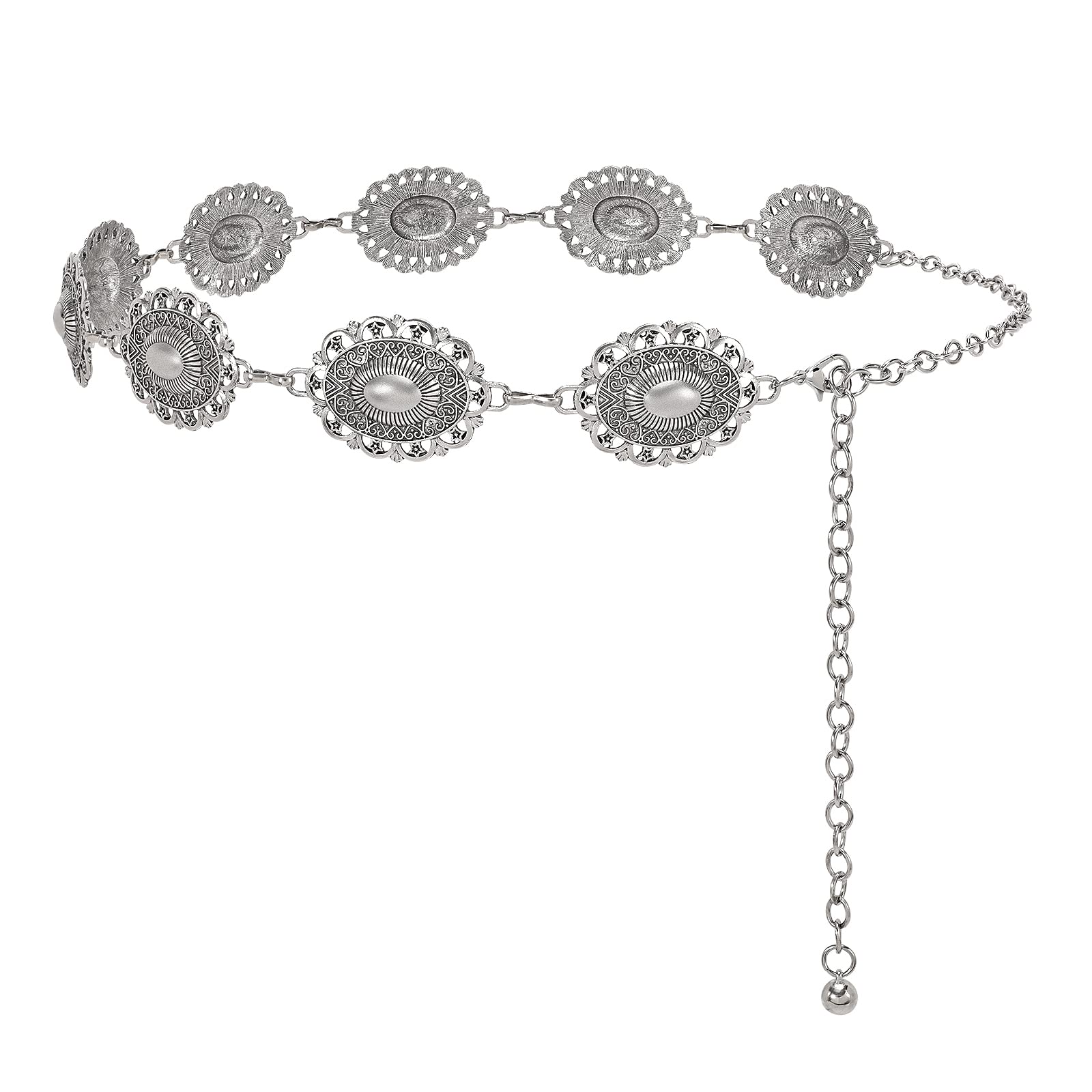 Foto 2 pulgar | Cinturón De Cadena Xzqtive Para Mujer, Estilo Bohemio, Para Vestidos, Jeans - Venta Internacional.
