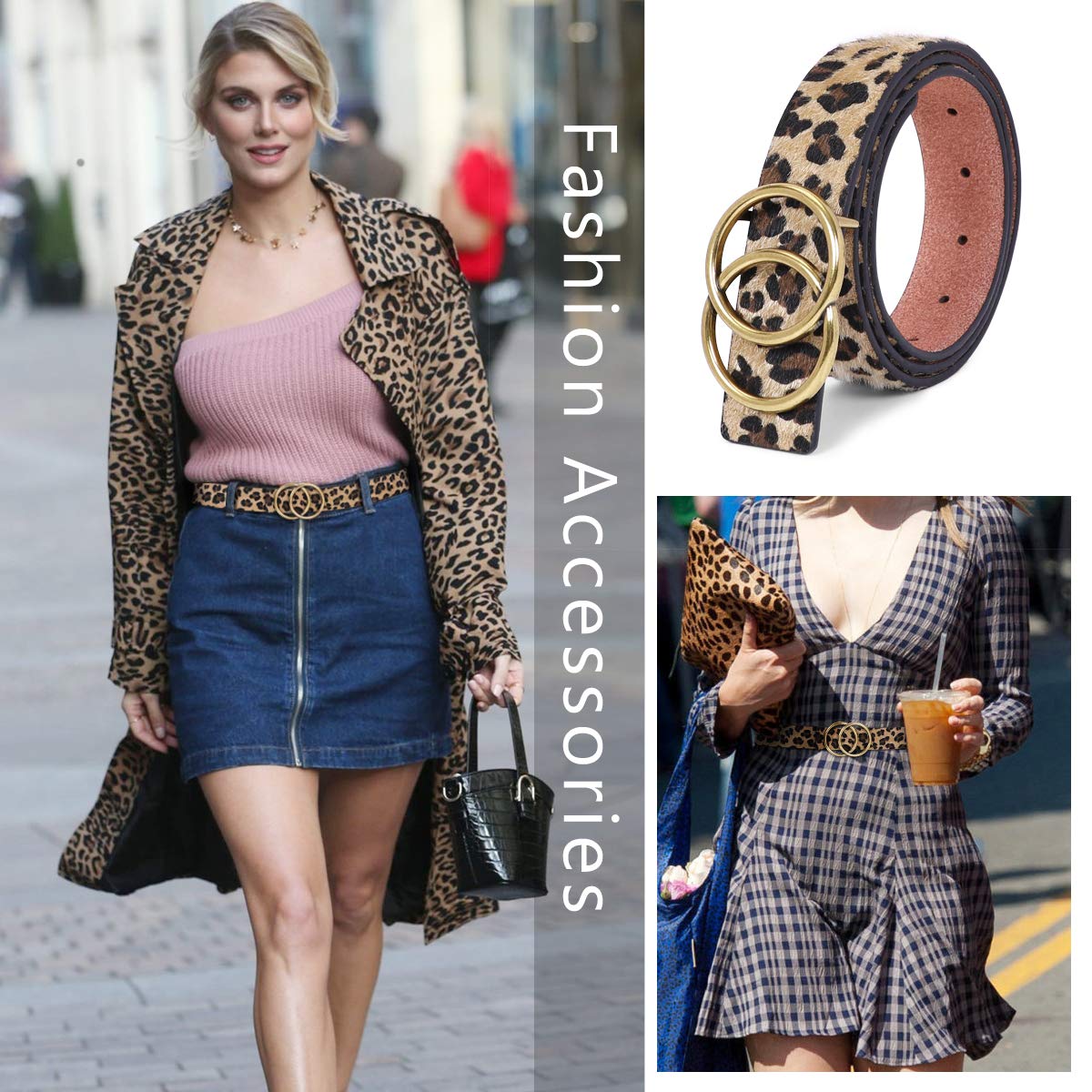 Foto 5 pulgar | Cinturones De Cuero Para Mujer Xzqtive Para Jeans, Vestidos Y Pantalones - Venta Internacional.
