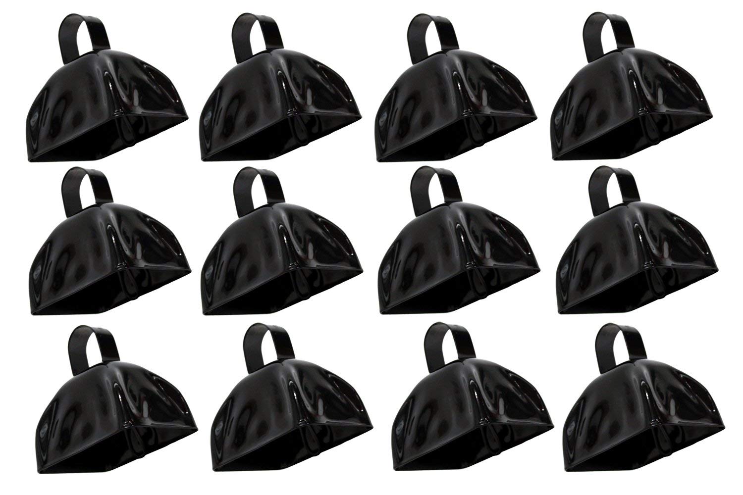 Foto 2 pulgar | Cowbells Rhode Island Novelty, Metal Negro, 3 Pulgadas, Paquete De 12 - Venta Internacional.