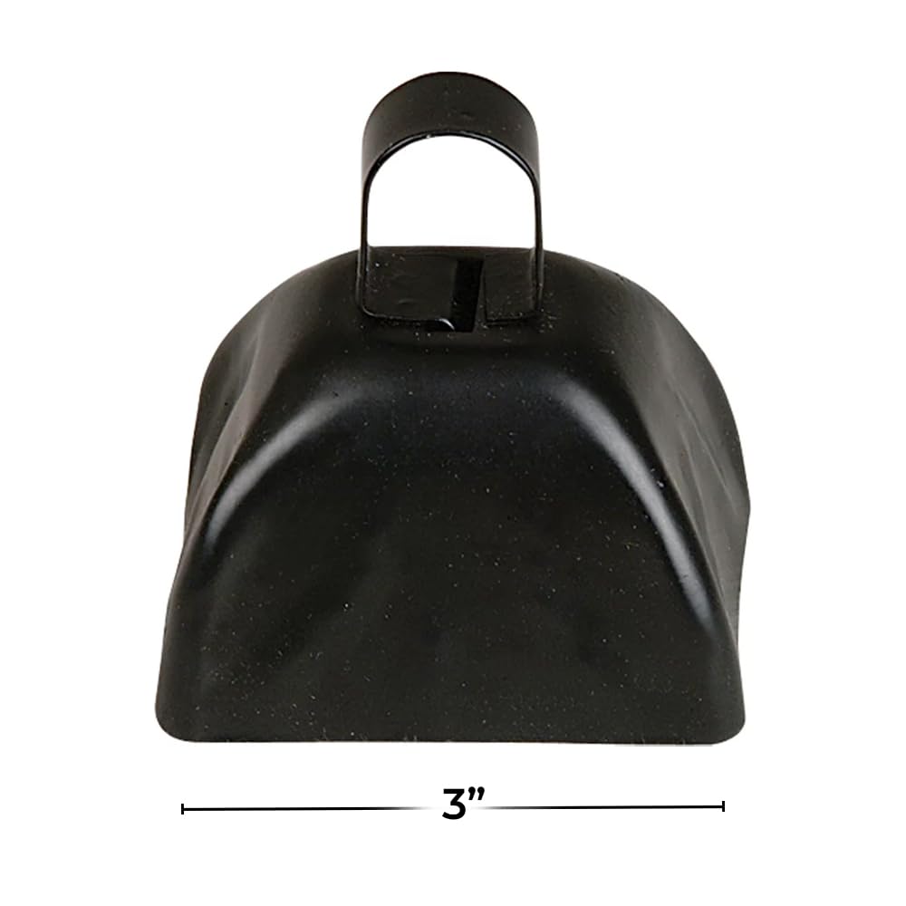 Foto 4 pulgar | Cowbells Rhode Island Novelty, Metal Negro, 3 Pulgadas, Paquete De 12 - Venta Internacional.