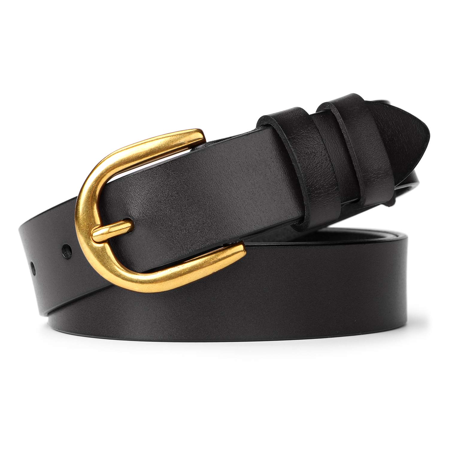 Foto 2 pulgar | Cinturón Whippy De Piel Auténtica Casual Para Mujer, Para Jeans, Color Negro - Venta Internacional.