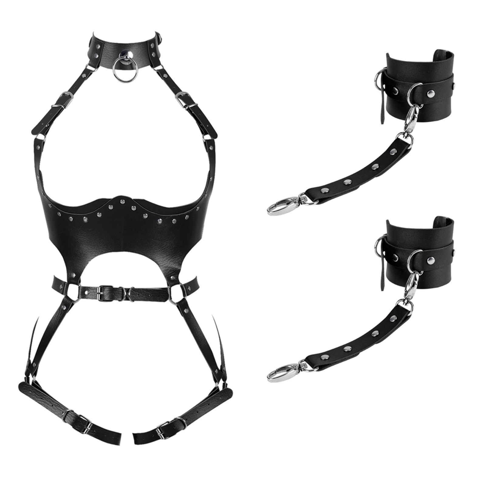 Foto 4 pulgar | Cinturón, Arnés Corporal, Bondage, Lencería Sexy - Venta Internacional.