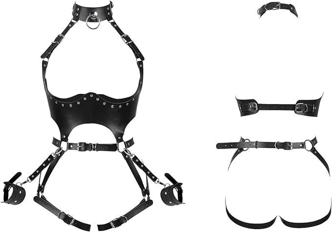 Foto 6 pulgar | Cinturón, Arnés Corporal, Bondage, Lencería Sexy - Venta Internacional.