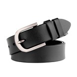 Cinturón Whippy De Cuero Negro Para Mujer, Para Jeans, Pantalones Y Vestidos - Venta Internacional.
