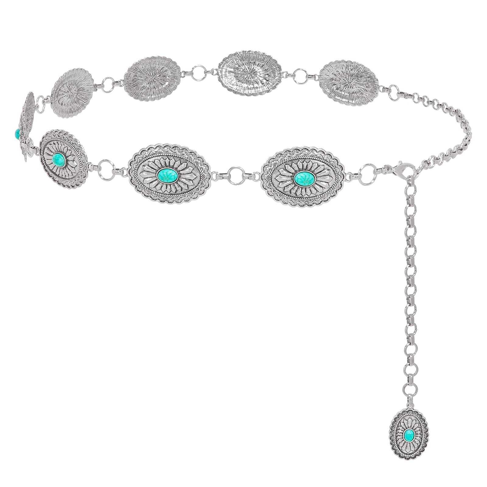 Foto 2 pulgar | Cinturón De Cadena Xzqtive Para Mujer, Estilo Bohemio, Para Vestidos, Jeans - Venta Internacional.