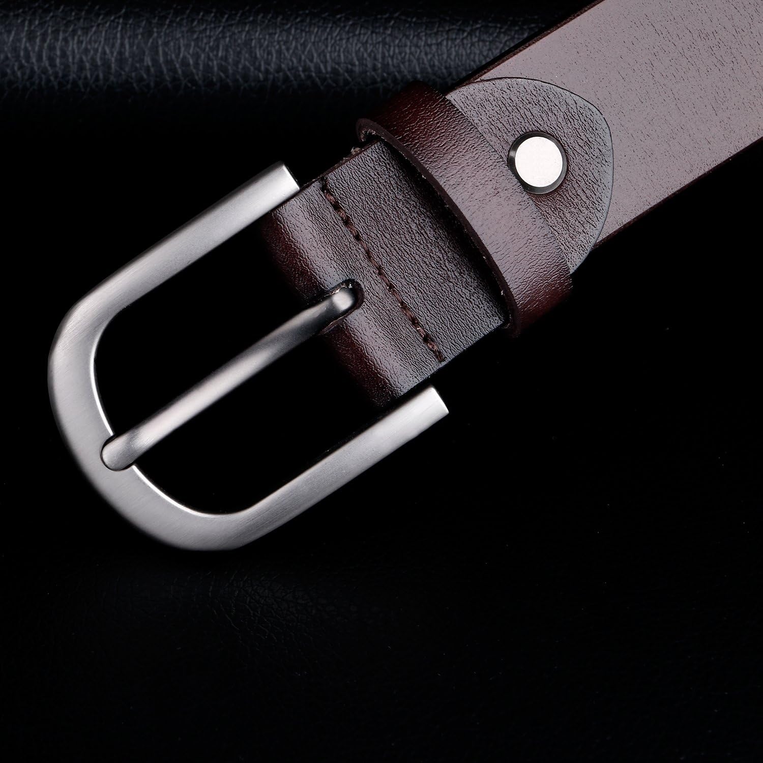 Foto 2 | Cinturón De Cuero Whippy Para Mujer, Negro, Para Jeans, Pantalones Y Vestidos - Venta Internacional.