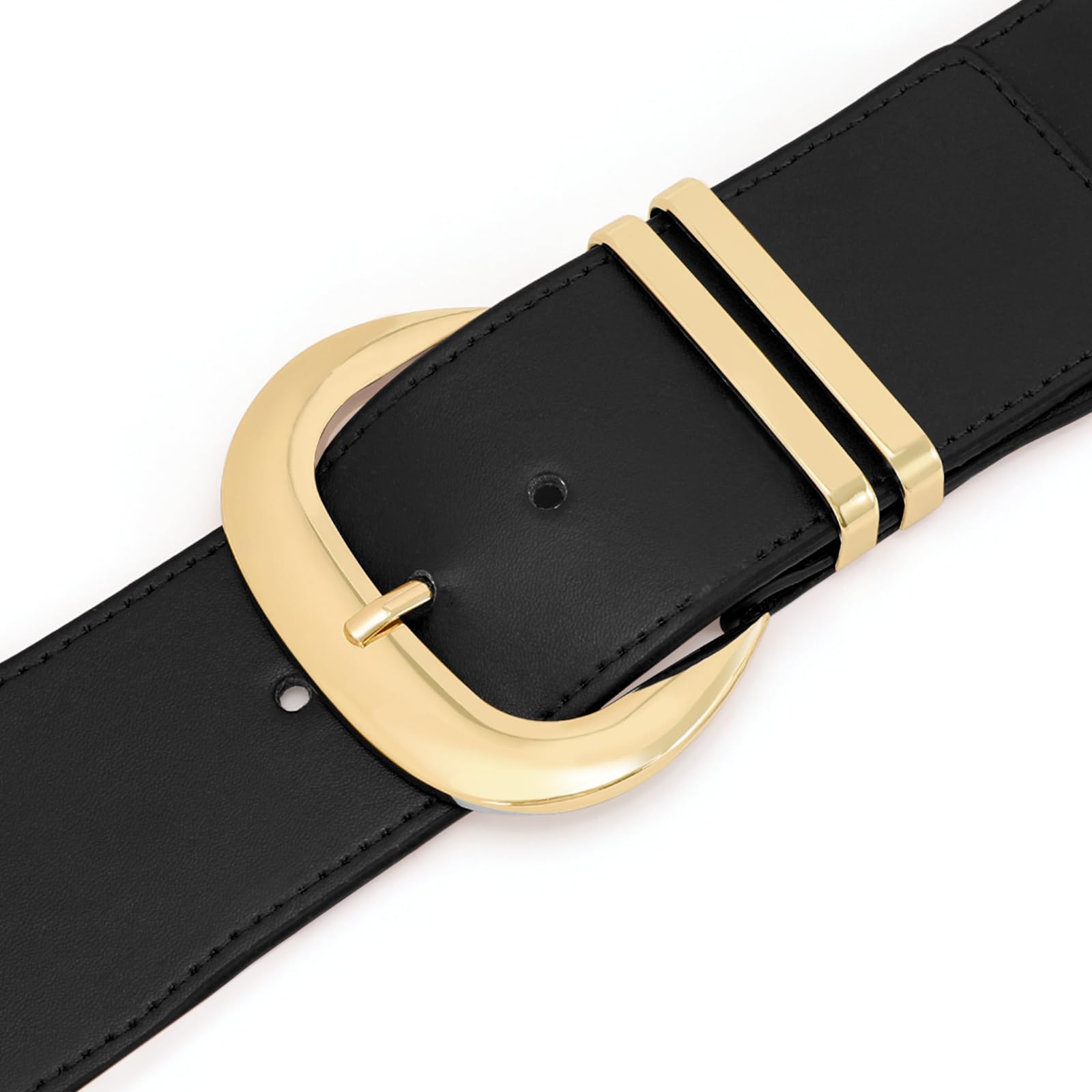 Foto 5 pulgar | Cinturón Whippy Para Mujer, Ancho Y Elástico, Negro, Se Adapta A 71-84 Cm - Venta Internacional.