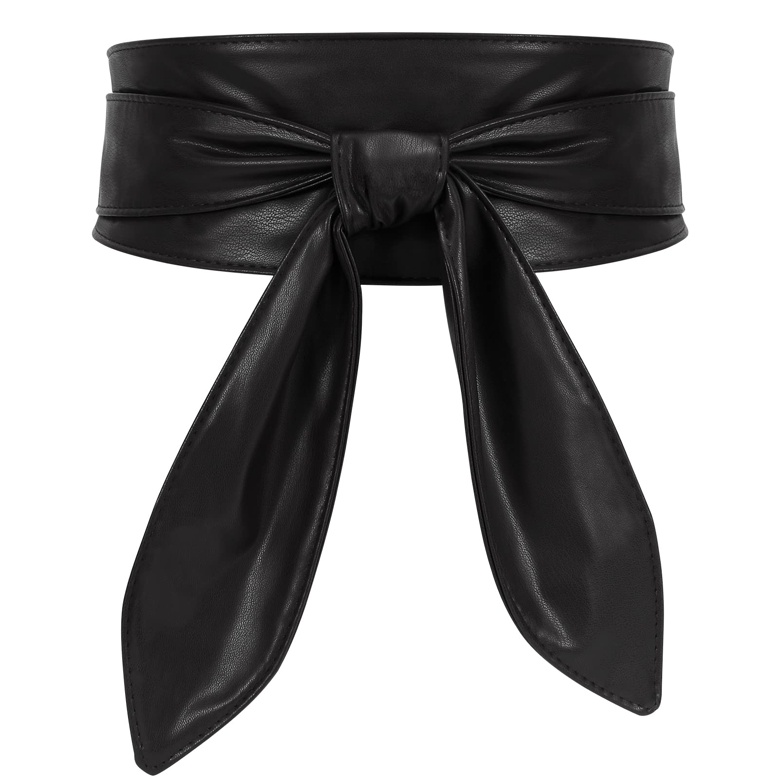 Foto 1 | Cinturón Obi Belt Whippy A La Moda Para Mujer, Cintura Ancha, Negra - Venta Internacional.