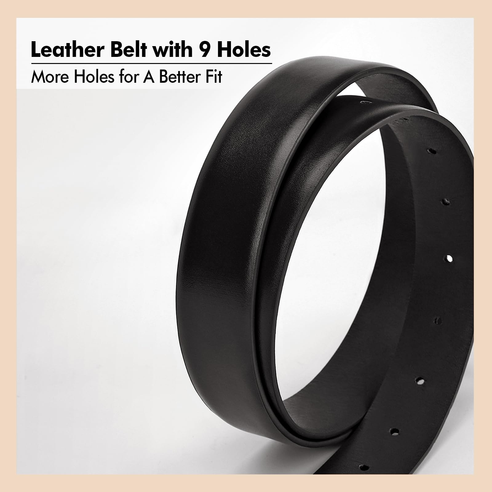 Foto 5 pulgar | Cinturón De Piel Whippy Para Mujer, Para Pantalones Vaqueros, Negro Con Hebilla Dorada - Venta Internacional.
