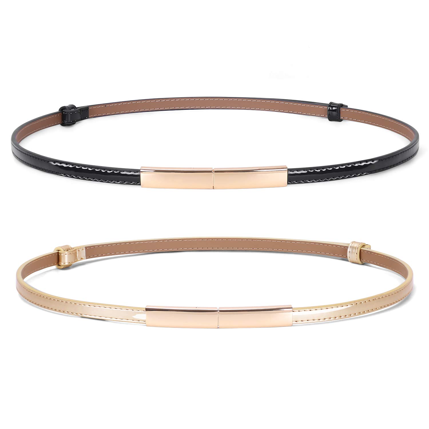 Cinturón Ajustado De Charol Ajustable Jasgood Para Mujer - Venta Internacional.