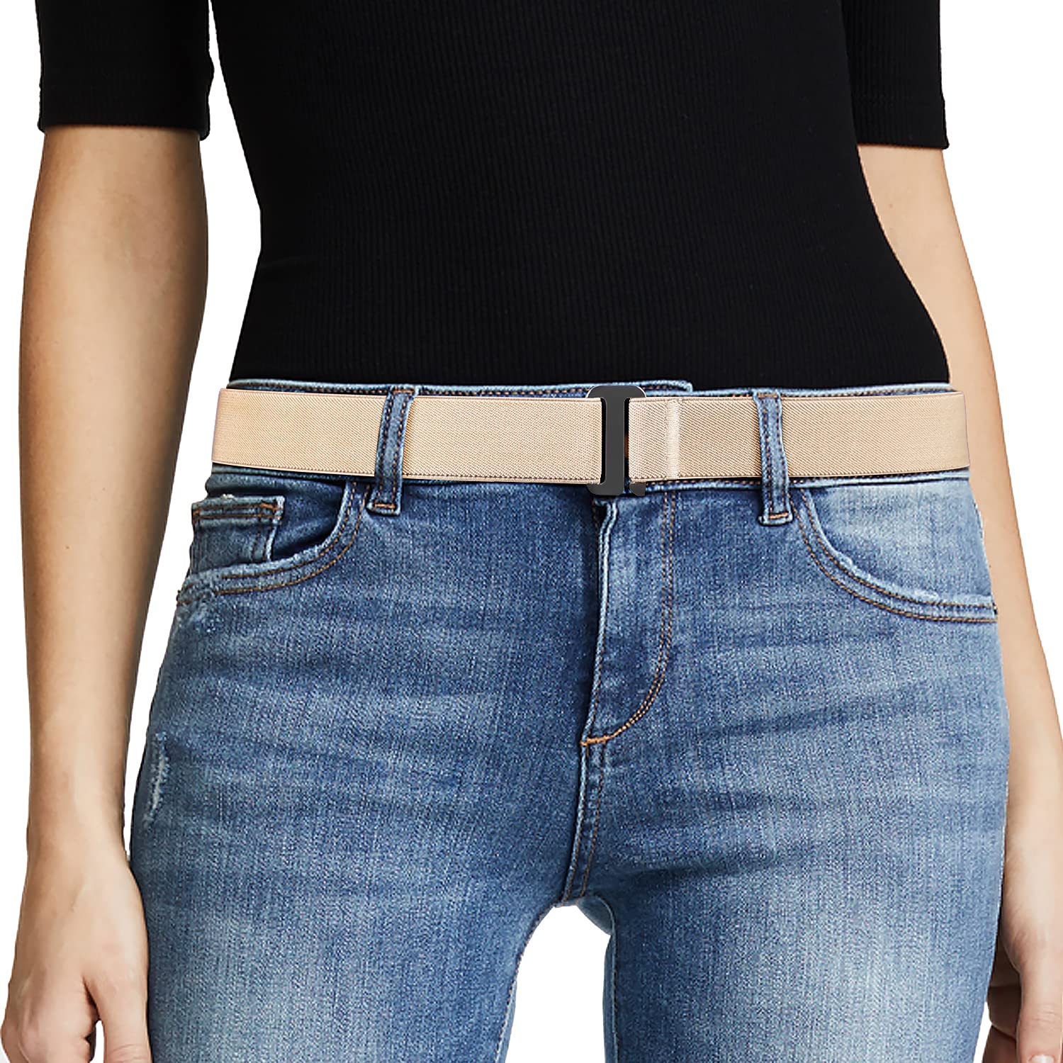 Foto 1 | Cinturón Elástico Invisible Jasgood Para Mujer, Elástico Invisible, Para Jeans - Venta Internacional.