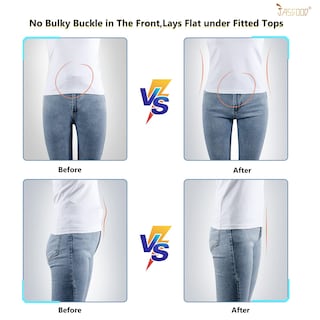 Foto 2 | Cinturón Elástico Invisible Jasgood Para Mujer, Elástico Invisible, Para Jeans - Venta Internacional.