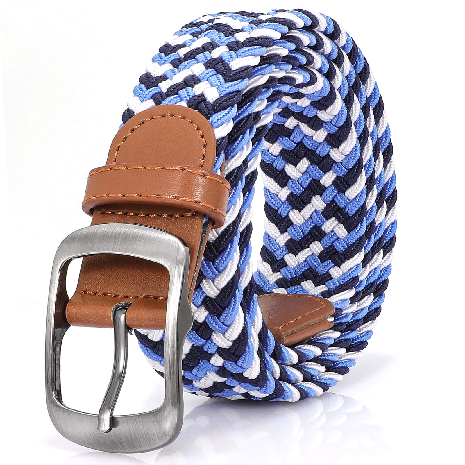 Foto 2 pulgar | Cinturón Trenzado Xzqtive Para Hombre Y Mujer Tejido Multicolor - Venta Internacional.